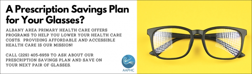 A Prescription Savings Plan for Your Glases?