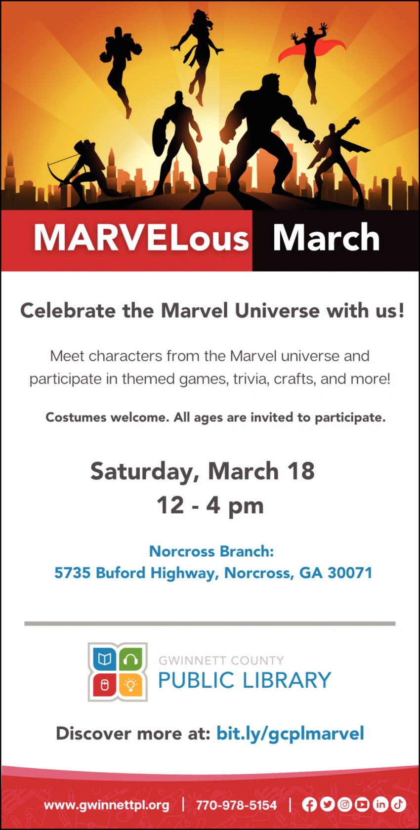 Celebrate the Marvel Universe with Us