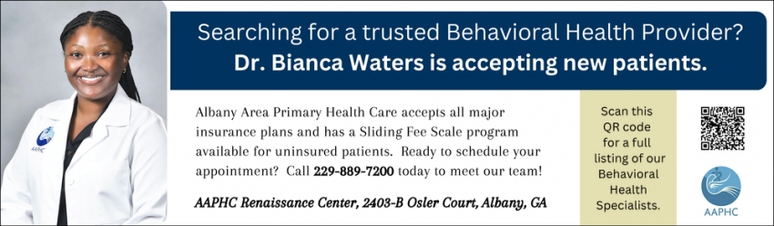 Dr. Bianca Water Is Accepting New Patients