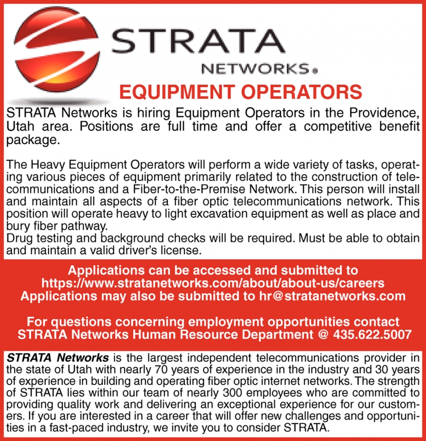 Equipment Operators