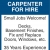 Carpenter for Hire