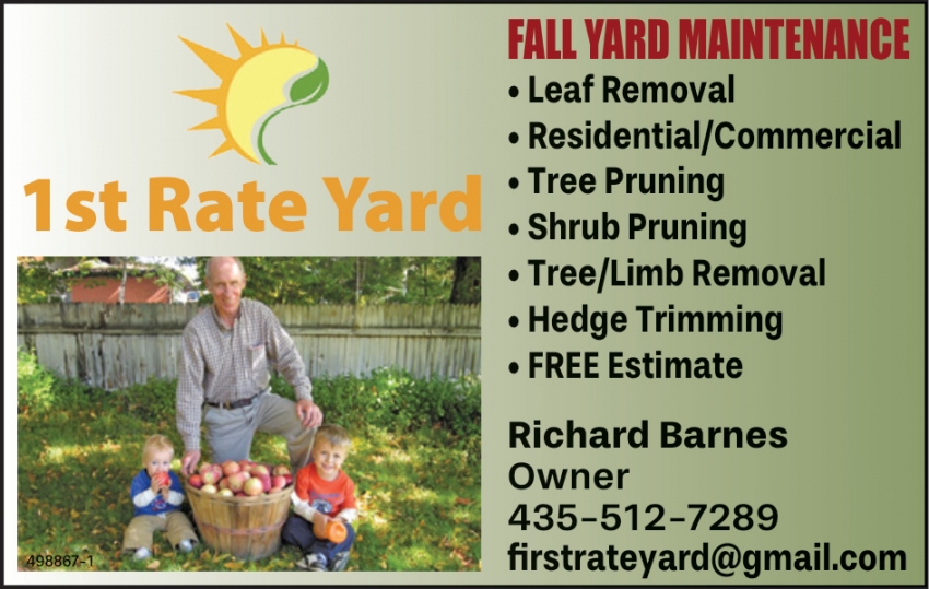 1st Rate Yard