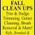 Fall Clean Ups