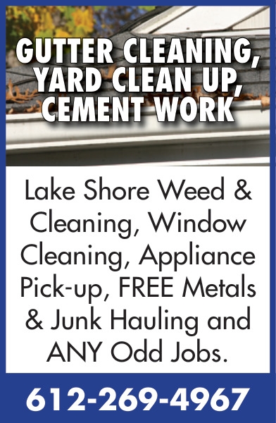 Gutter Cleaning, Yard Clean Up, Cement Work