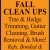 Fall Clean Ups