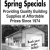 Spring Specials