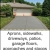 Aprons, Sidealks, Driveways, Patios, Garage Floors