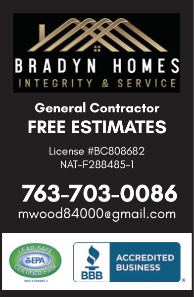 Bradyn Homes Integrity & Service