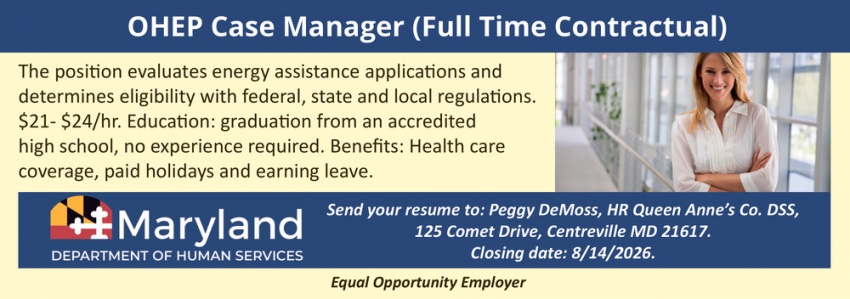Maryland Department Of Human Services