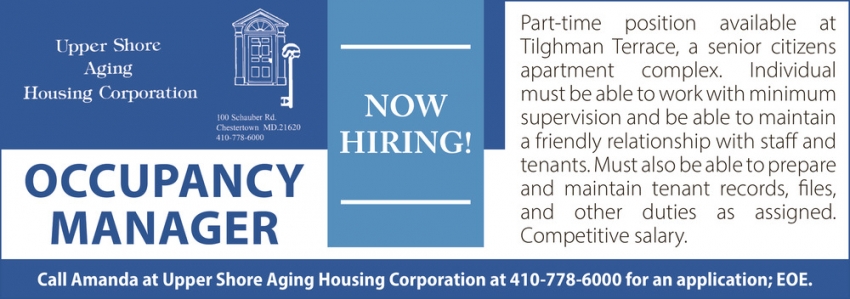 Upper Shore Aging Housing Corporation