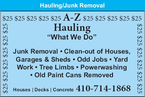 Junk Removal - Garage & Sheds - Odd Jobs