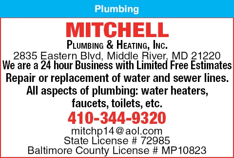 Mitchell Plumbing & Heating, Inc.