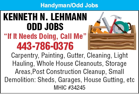 Kenneth N. Lehmann Odd Jobs