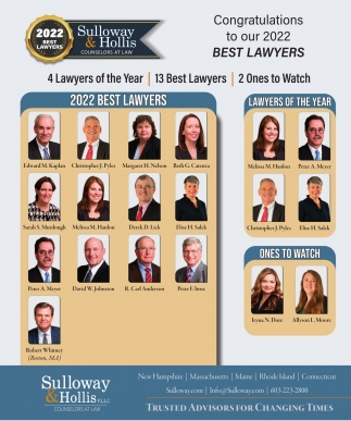 Congratulations To Our 2022 Best Lawyers