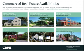 Commercial Real Estate Availabilities