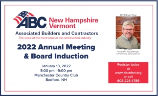 2022 Annual Meeting & Board Induction