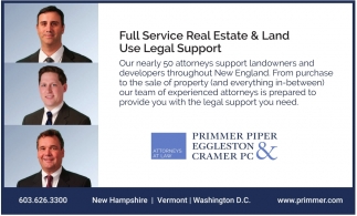 Full Service Real Estate & Land Use Legal Support