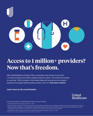 Access to 1 Million+Providers? Now That's Freedom