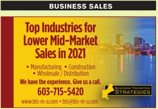 Top Industries for Lower Mid-Market Sales In 2021