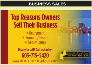 Top Reasons Owners Sell Their Business