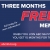 Three Months Free Membership