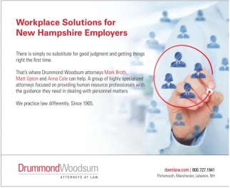 Workplace Solutions for New Hampshire Employers