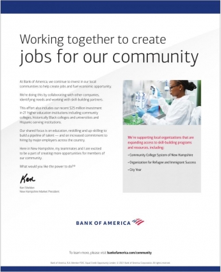 Working Together To Create Jobs