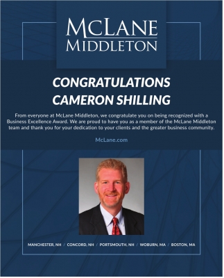 Congratulations Cameron Shilling