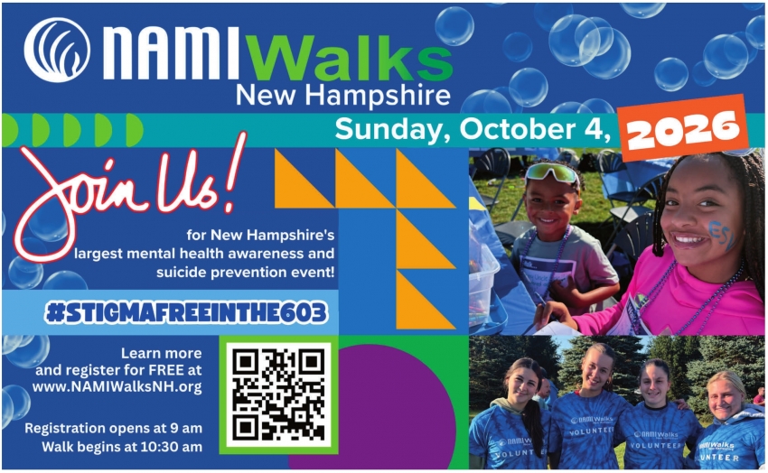 NAMI Walks New Hampshire (October 4, 2026)