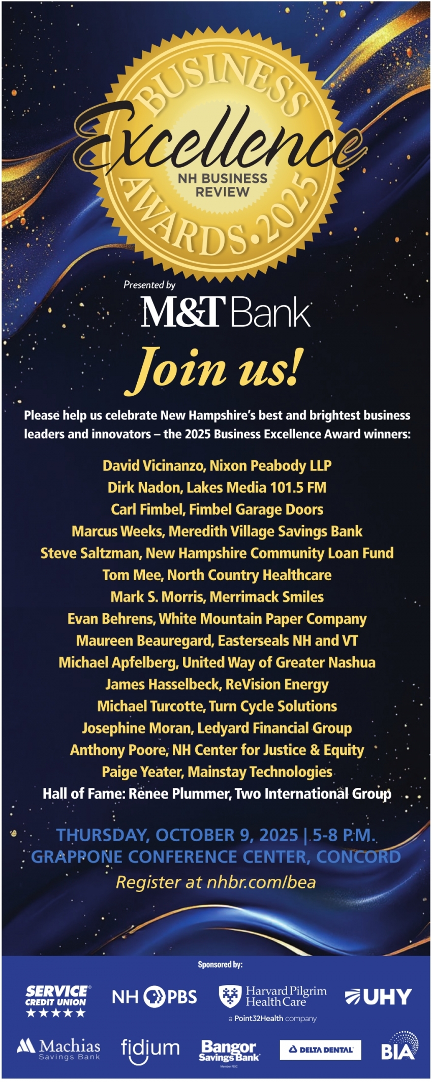 NH Business Excellence Awards 2025 (October 9, 2025)