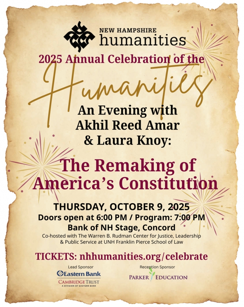 New Hampshire Humanities 2025 Annual Celebration of The Humanities (October 9, 2025)