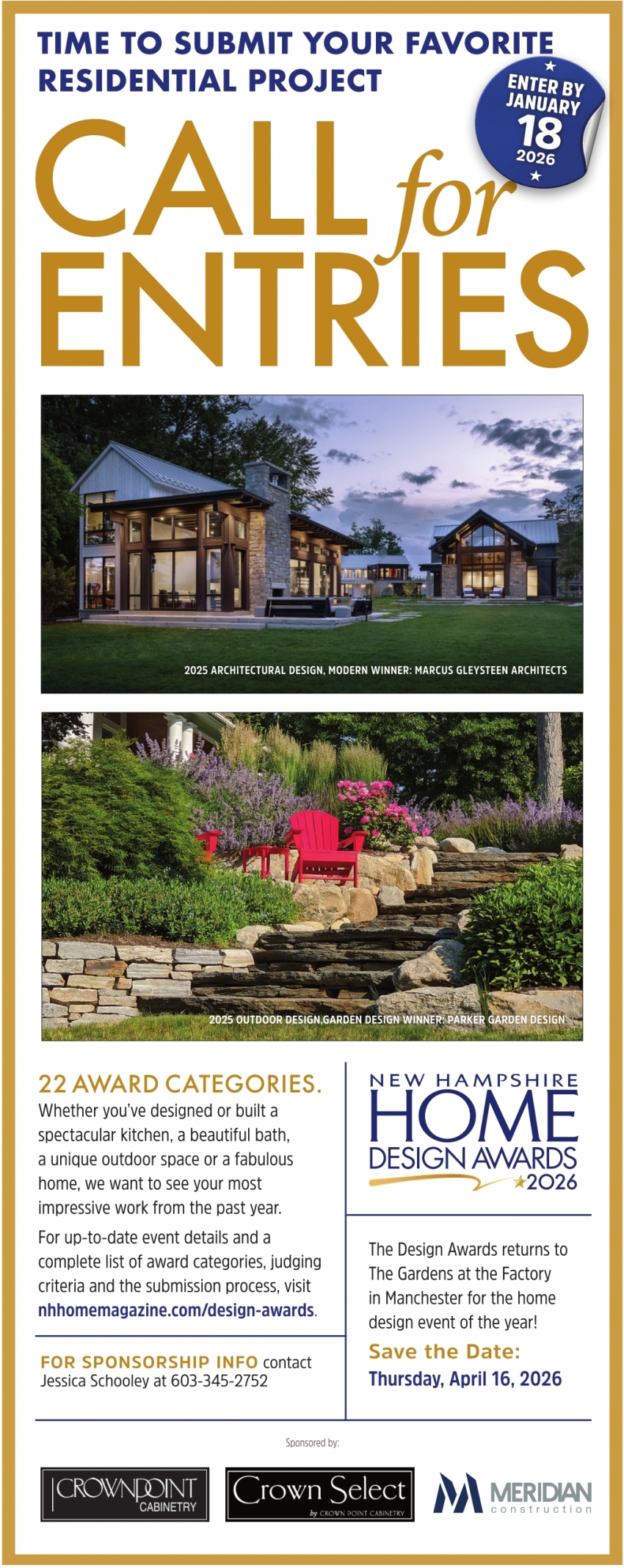 New Hampshire Home Design Awards 2025
