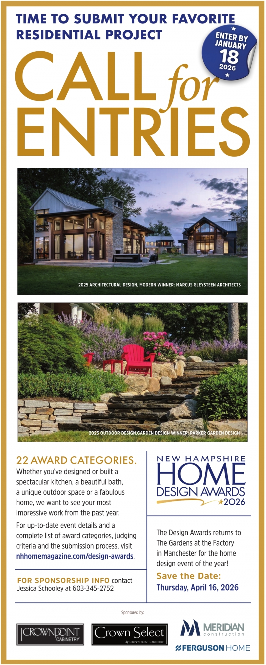 New Hampshire Home Design Awards 2026