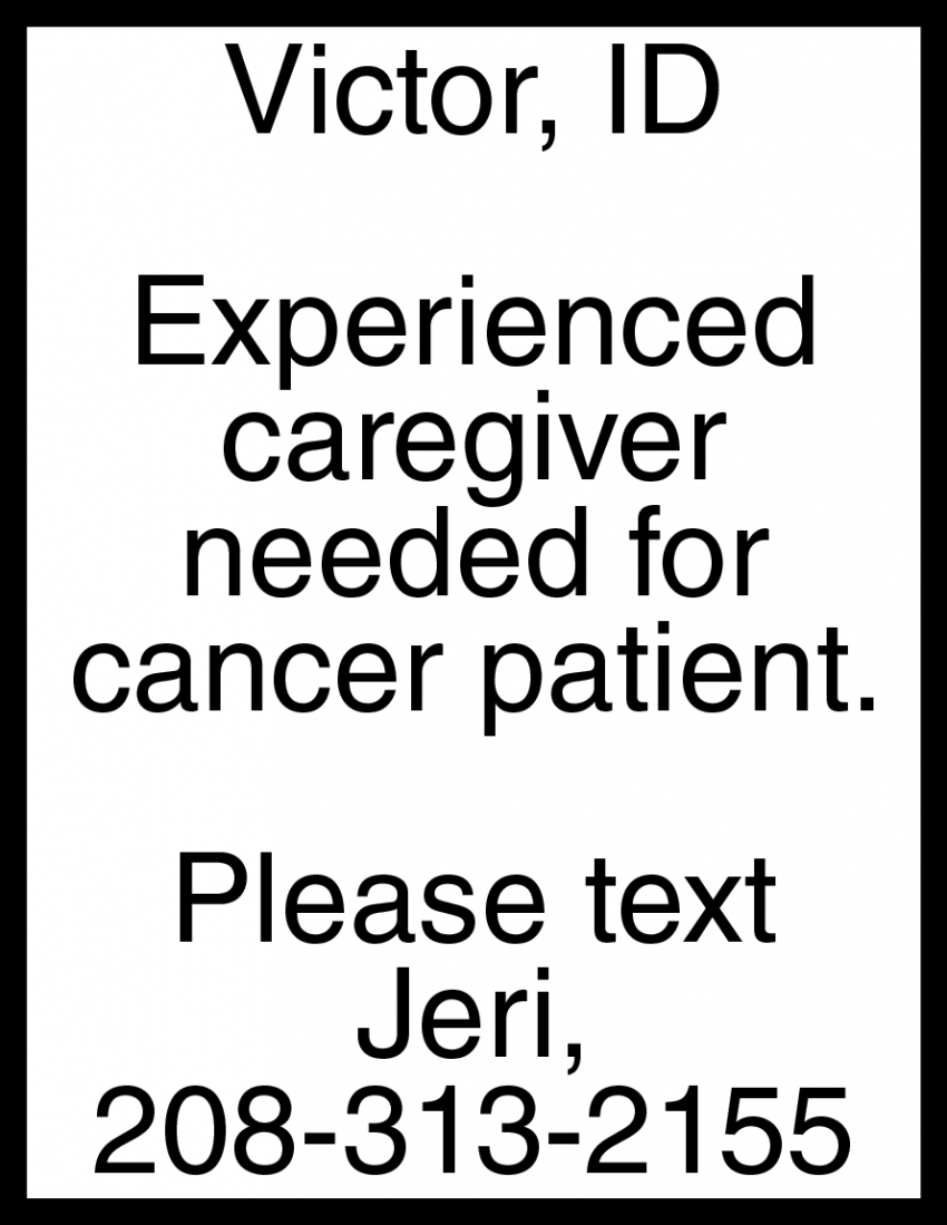 Experienced Caregiver