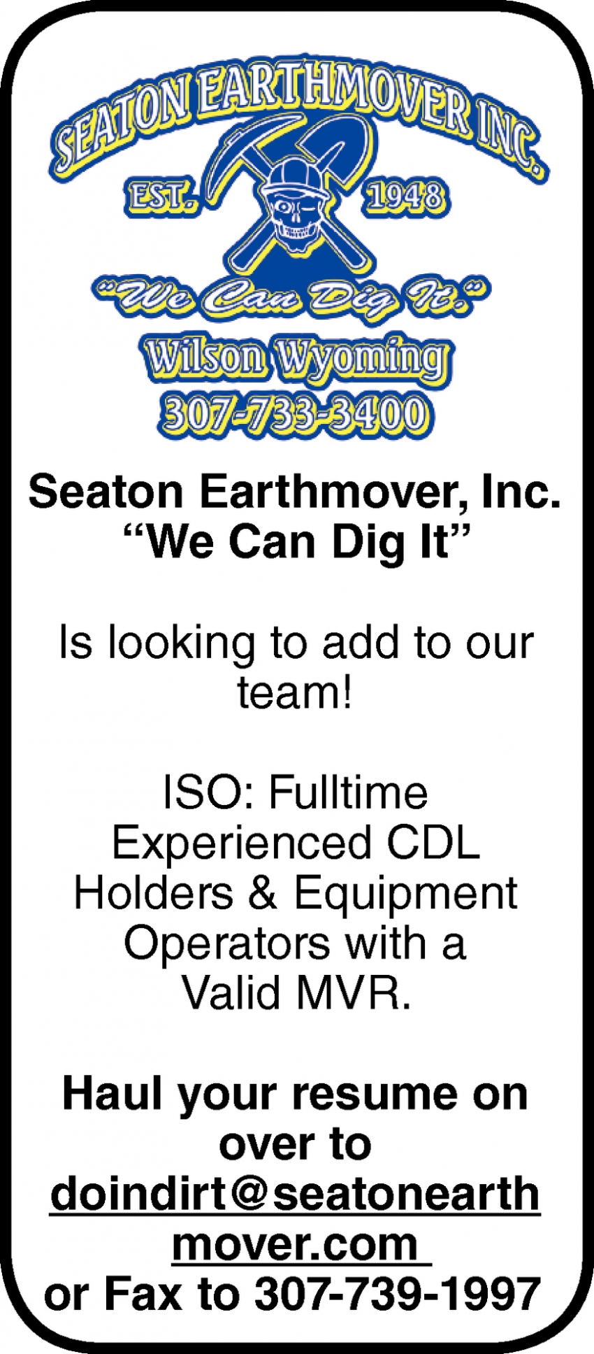 Experienced CDL Holders