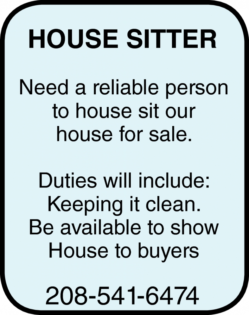 House Sitter
