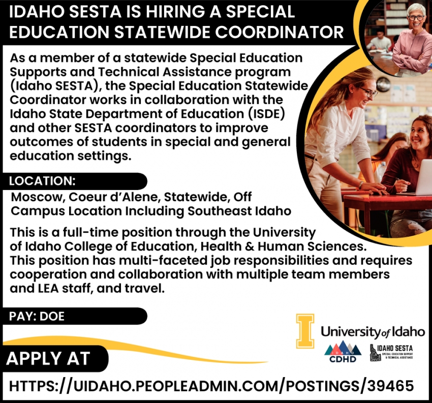 Special Education Statewide Coordinator