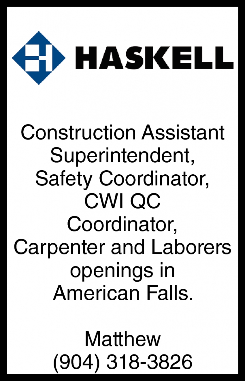 Construction Assistant