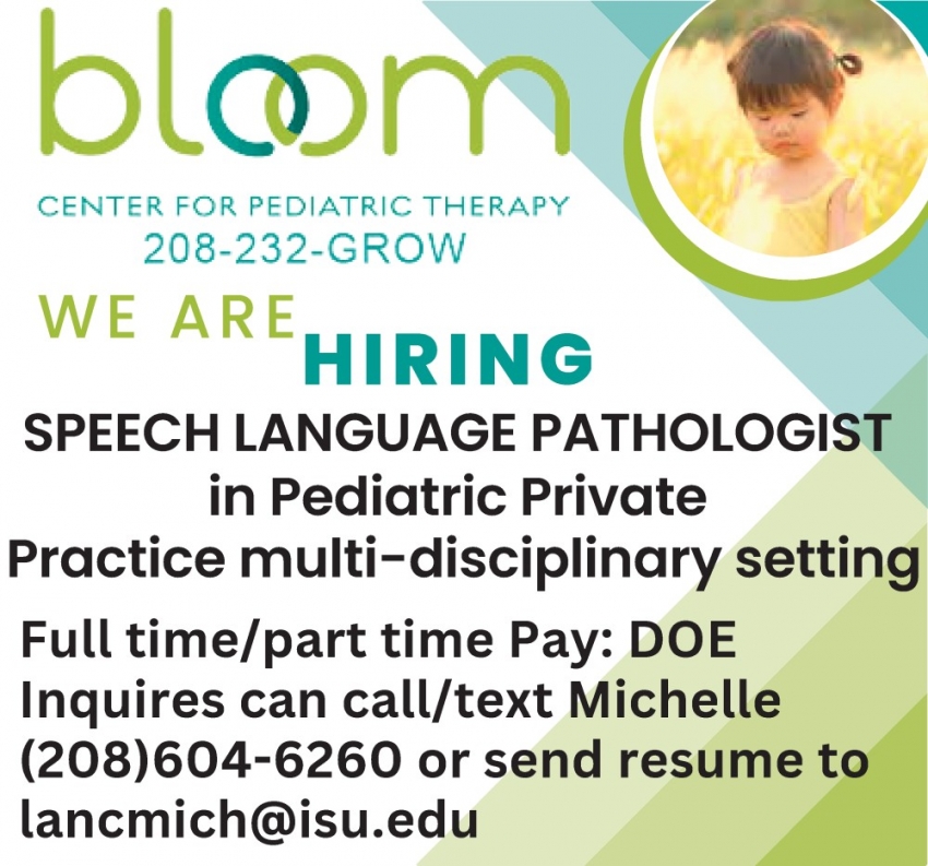 Speech Language Pathologist