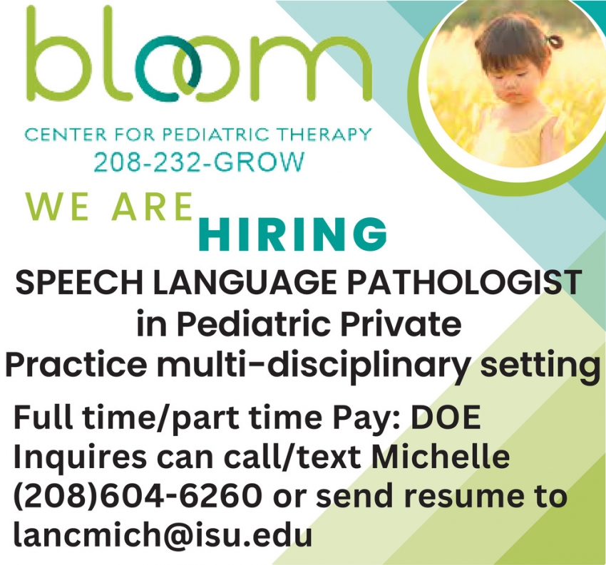 Speech Language Pathologist
