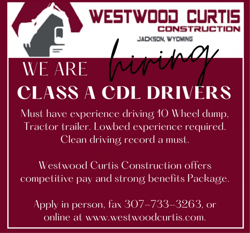 Hiring Class A CDL Drivers