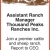 Assistant Ranch Manager