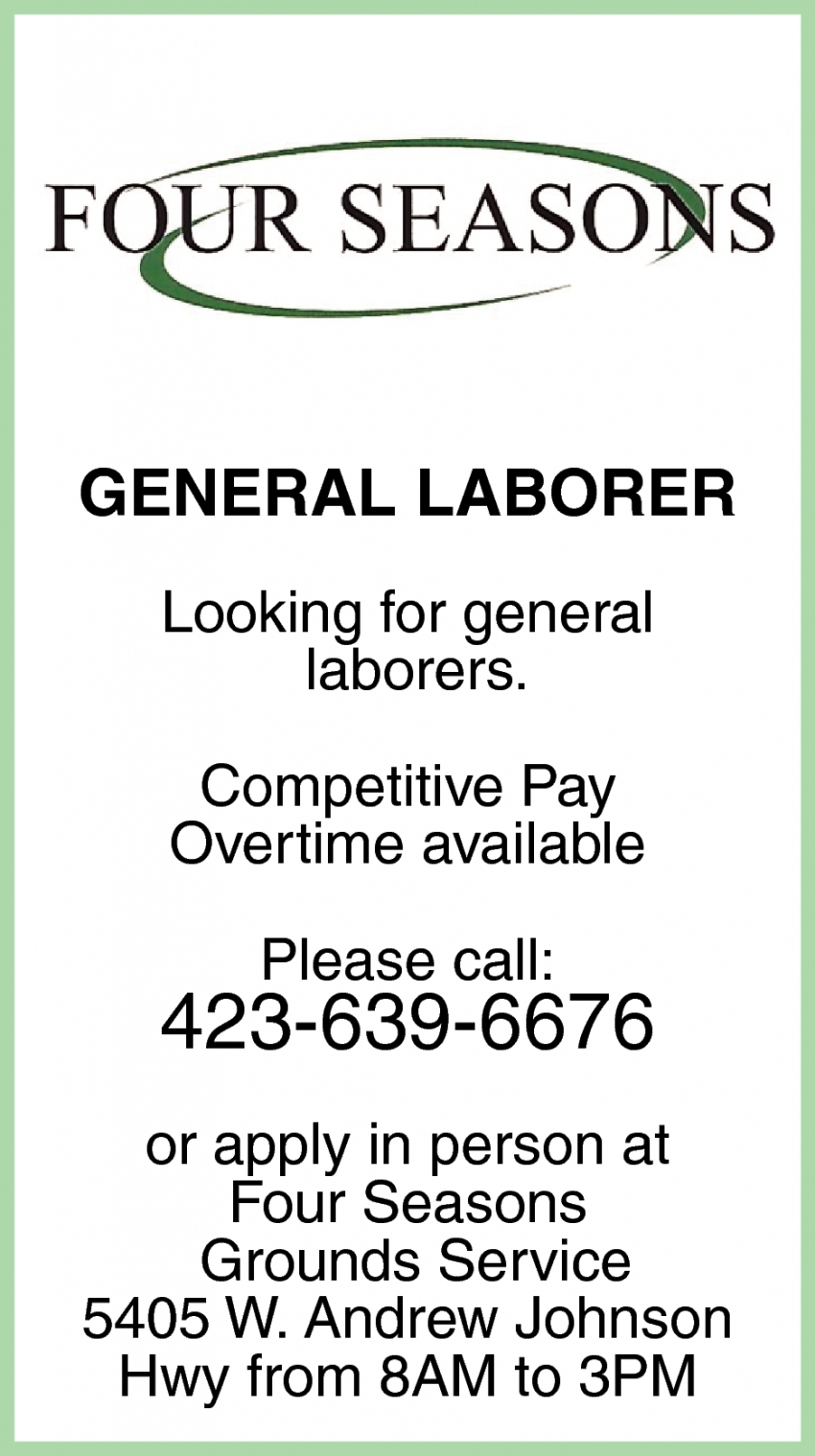 General Laborer