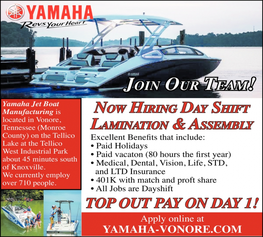 Now Hiring Day Shift Lamination & Assembly