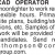 CAD Operator