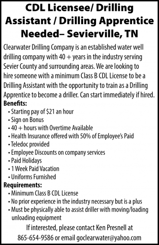 Clearwater Drilling Company
