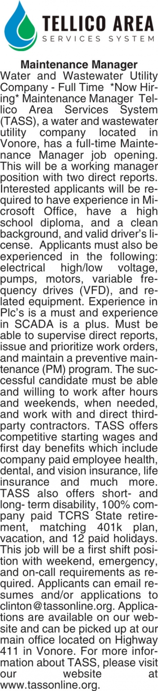 Tellico Area Services System