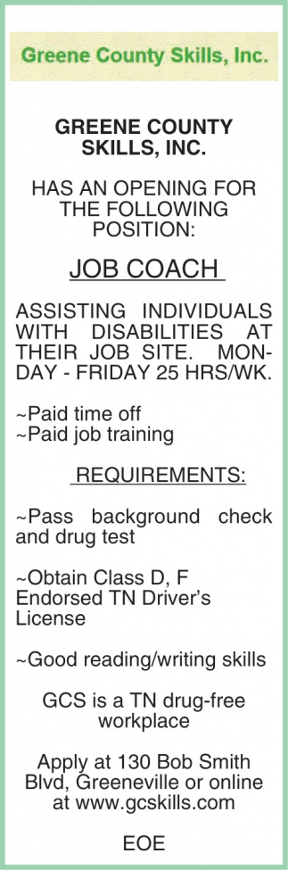 Greene County Skills, Inc.