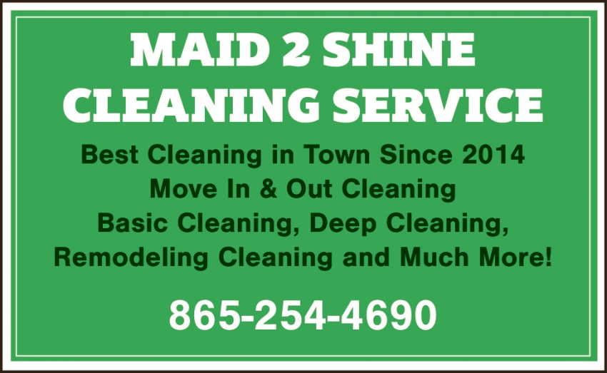 Maid 2 Shine Cleaning Service