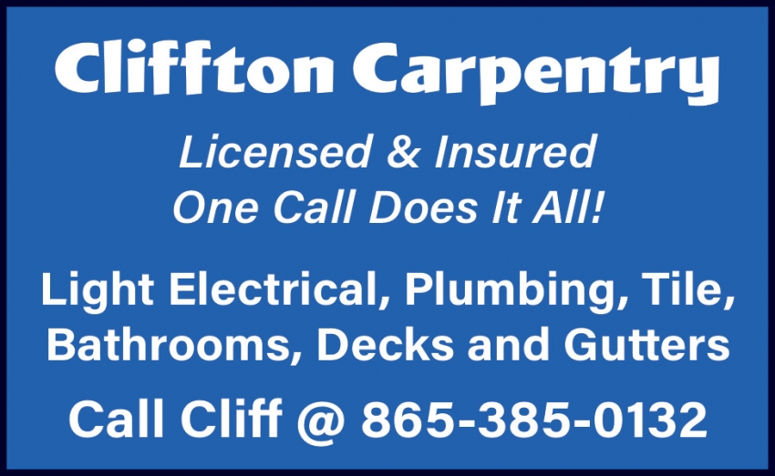 Cliffton Carpentry